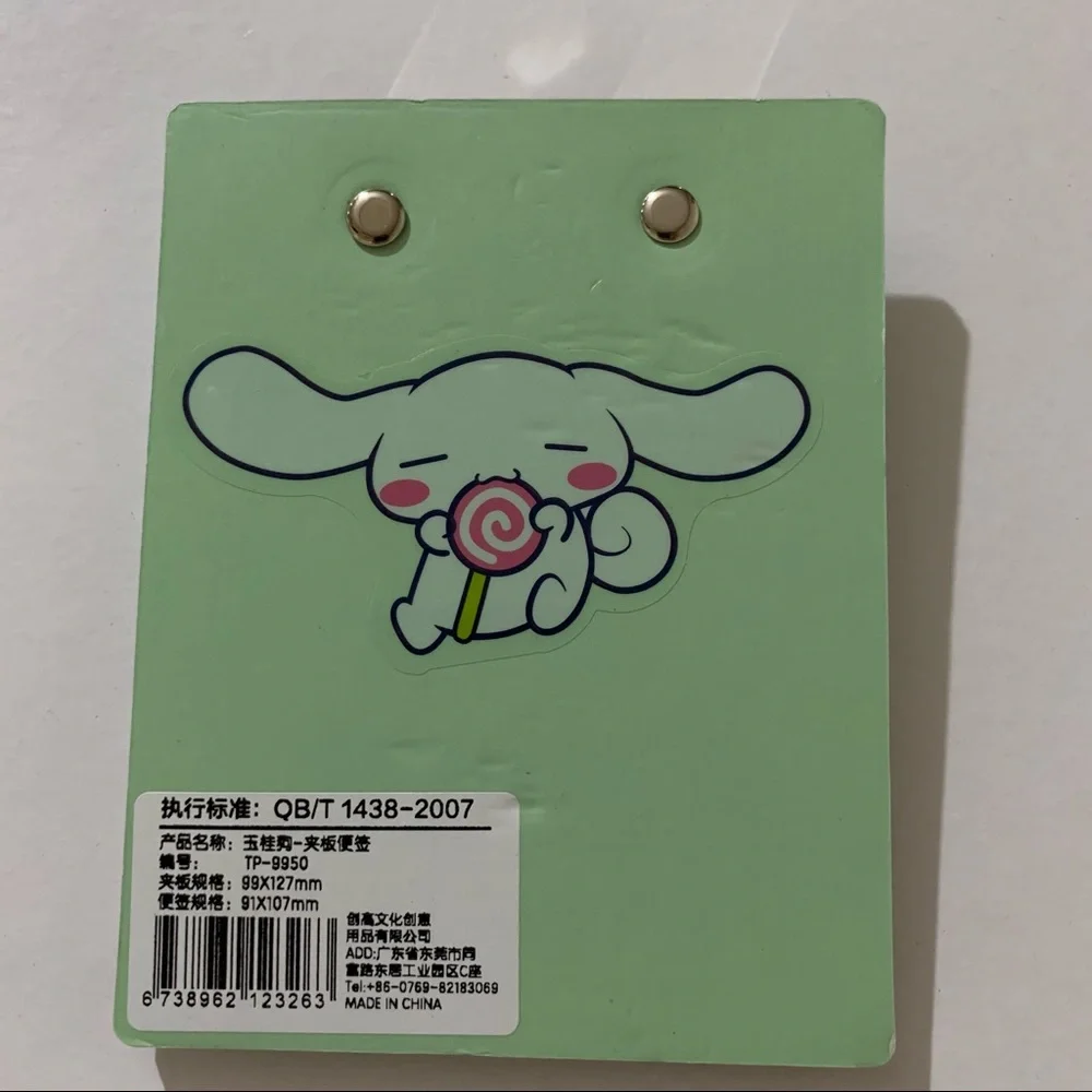Sanrio Cinnamoroll Mini Clipboard with Memo Pad